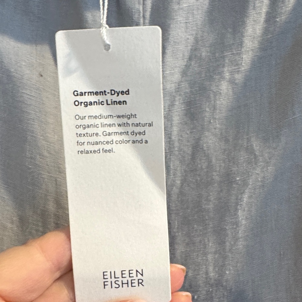 Eileen Fisher NWT Women's Linen Pull On Wide Leg Pants - Picture 6 of 12